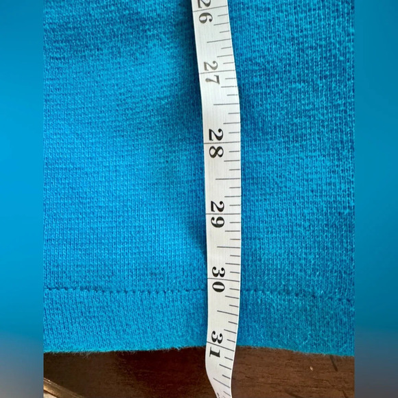 INC International Concepts Women's Coat Teal Full Zip Jacket Half Length Medium - Picture 7 of 8